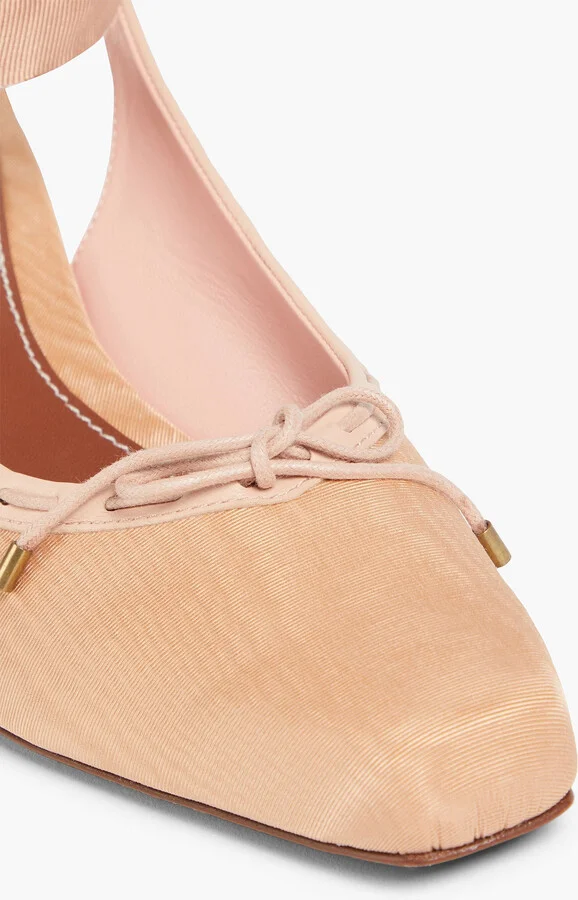 Chisel Toe Ballerina 45 moire pumps - Image 4