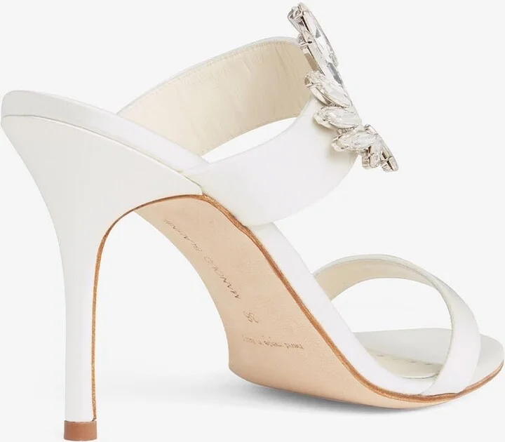 Chivela 90 Satin Mules - Image 2