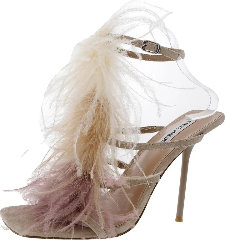 Chleo Womens Adjustable Suede Heels