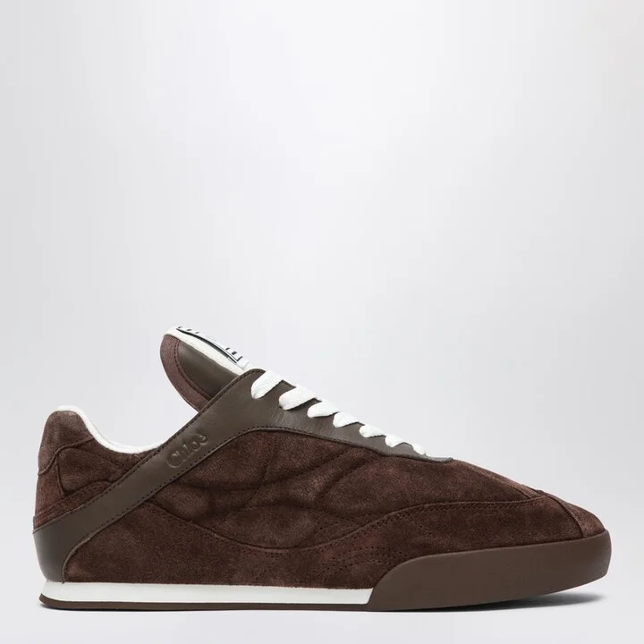 ChloÃ© Kick Chocolate sneakers in suede