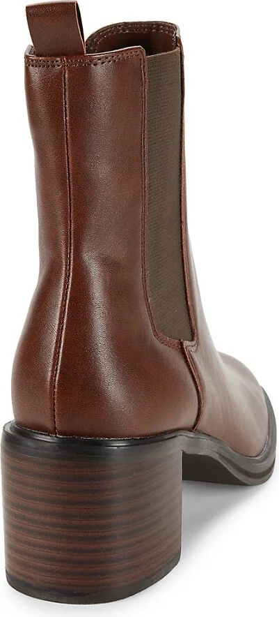Chloe 55MM Stacked Heel Ankle Boots - Image 3