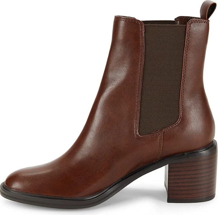 Chloe 55MM Stacked Heel Ankle Boots - Image 4
