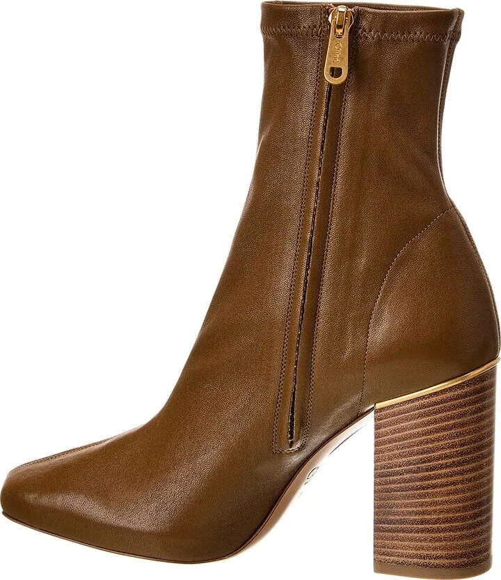 Chloé Ambre Leather Bootie - Image 2