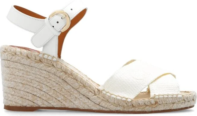 Chloé Ankle-Strapped Wedge Sandals