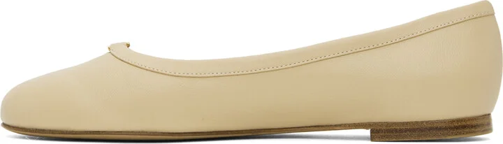 Chloé Beige Marcie Ballerina Flats - Image 3