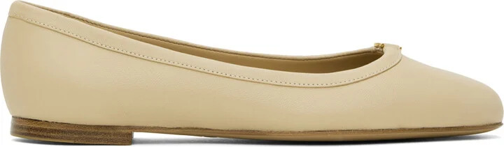 Chloé Beige Marcie Ballerina Flats