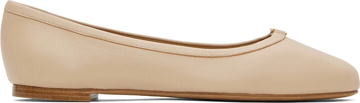 Chloé Beige Marcie Ballerina Flats