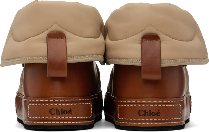Chloé Beige Maxie Ankle Boots - Image 2
