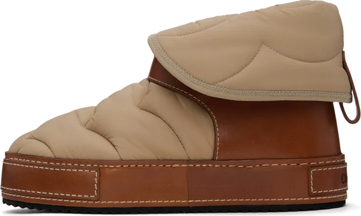 Chloé Beige Maxie Ankle Boots - Image 3