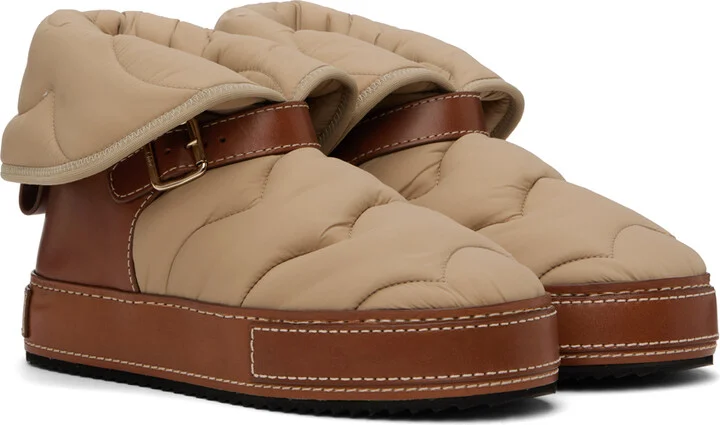 Chloé Beige Maxie Ankle Boots - Image 4