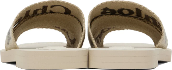 Chloé Beige Woody Mules - Image 2