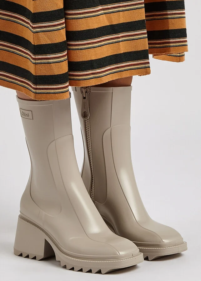 Chloe Betty 75 Pvc Ankle Boots - Image 5
