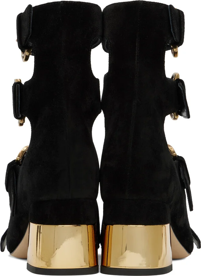Chloé Black Alizè Heeled Sandals - Image 2