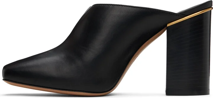 Chloé Black Ambre Mules - Image 3