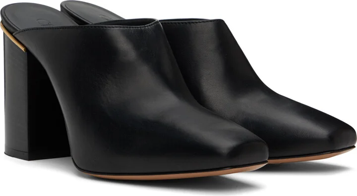 Chloé Black Ambre Mules - Image 4