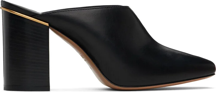 Chloé Black Ambre Mules