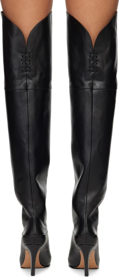 Chloé Black Eve Thigh High Boots - Image 2