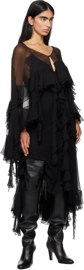 Chloé Black Eve Thigh High Boots - Image 5
