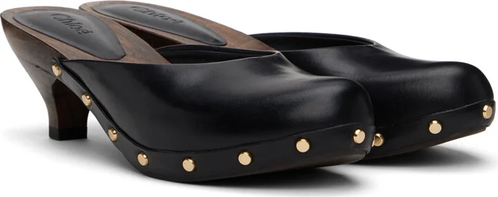 Chloé Black Judith Mules - Image 4