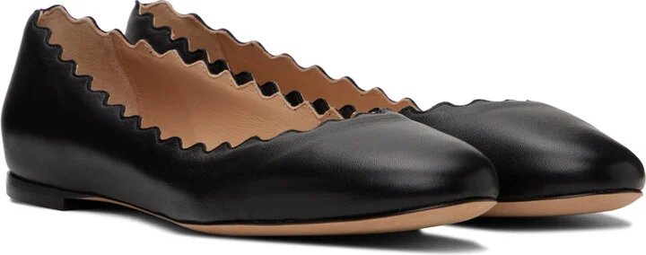 Chloé Black Lauren Ballerina Flats - Image 4