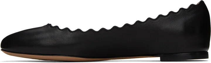Chloé Black Lauren Ballerina Flats - Image 3