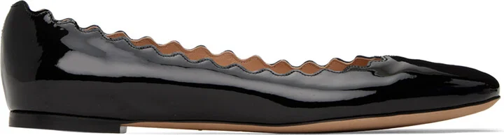 Chloé Black Lauren Ballerina Flats