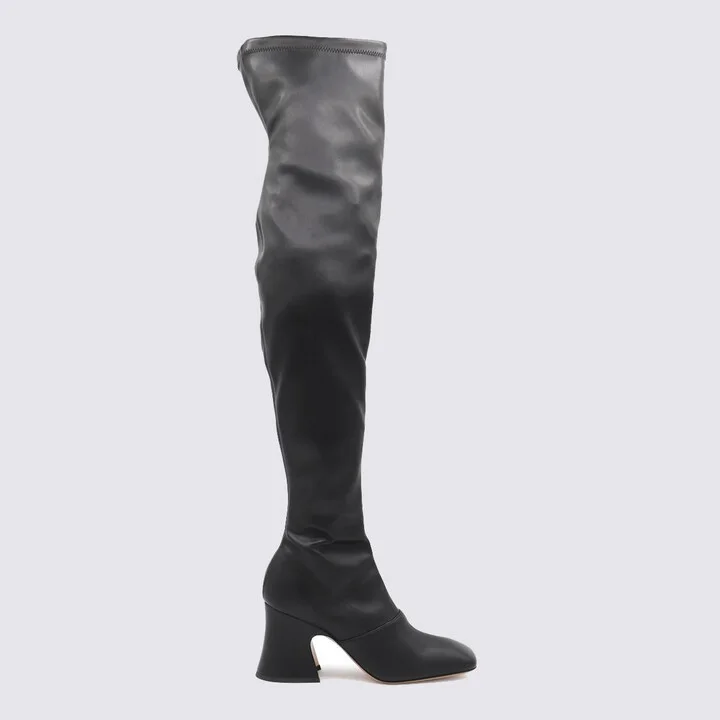 Chloé Black Leather Boots