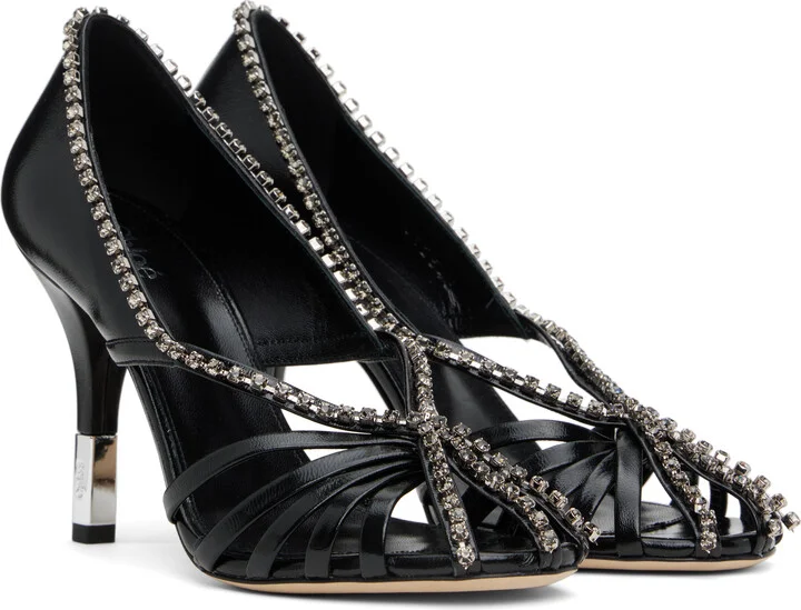 Chloé Black Leonie Heels - Image 4