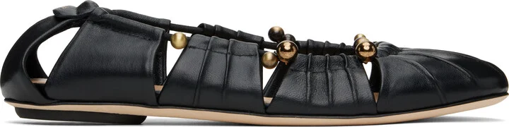 Chloé Black Luna Ballerina Flats