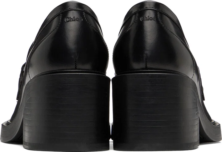 Chloé Black Marcie Heeled Loafers - Image 2