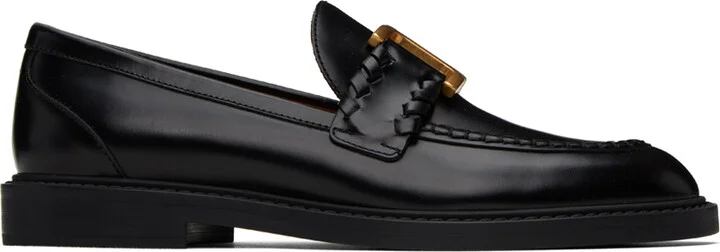 Chloé Black Marcie Loafers