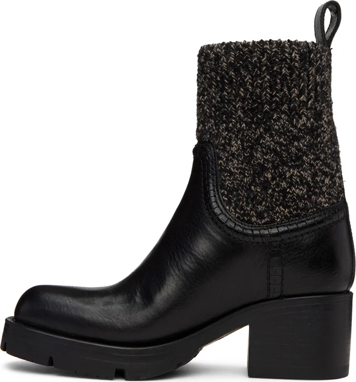 Chloé Black Neva Sock Boots - Image 3