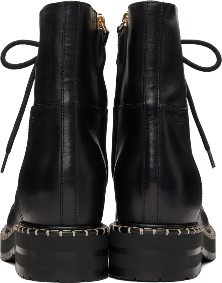 Chloé Black Noua Ankle Boots - Image 2