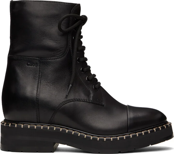 Chloé Black Noua Ankle Boots