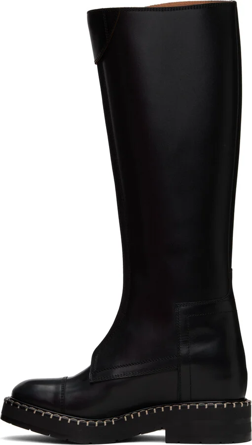 Chloé Black Noua High Boots - Image 3