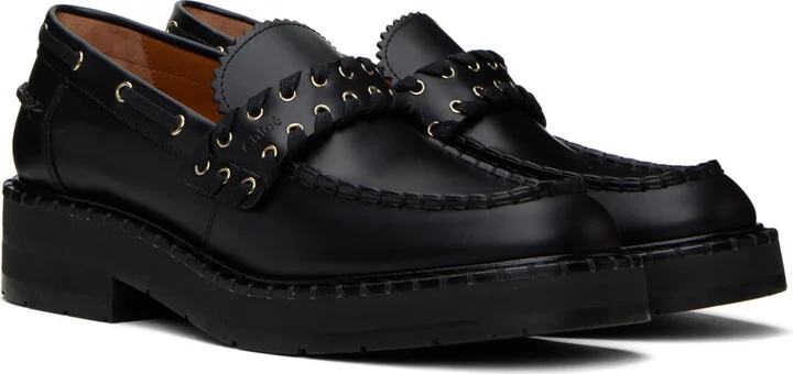 Chloé Black Noua Loafers - Image 4