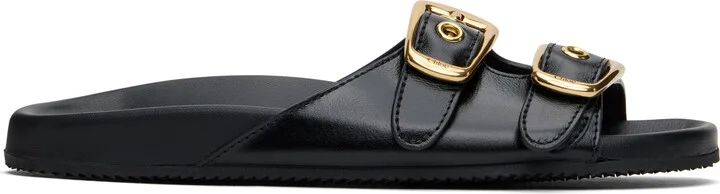 Chloé Black Polly Sandals