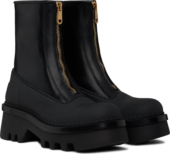 Chloé Black Raina Boots - Image 4