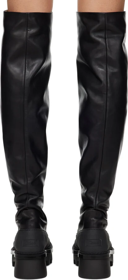 Chloé Black Raina Over-The-Knee Boots - Image 2