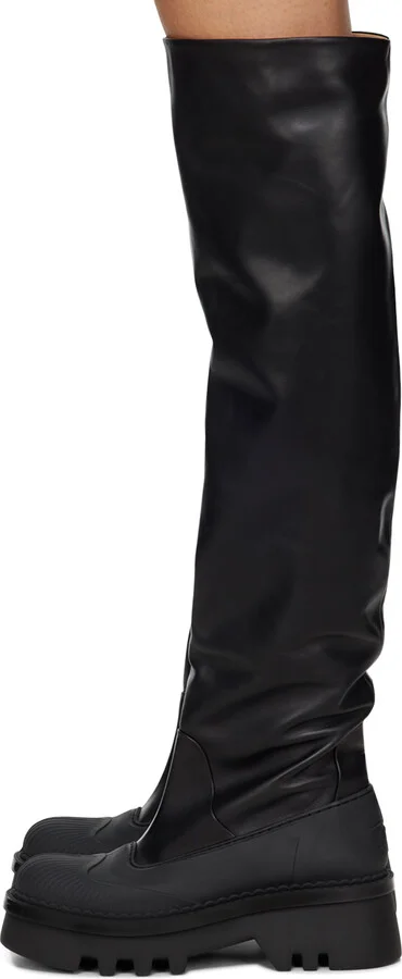 Chloé Black Raina Over-The-Knee Boots - Image 3