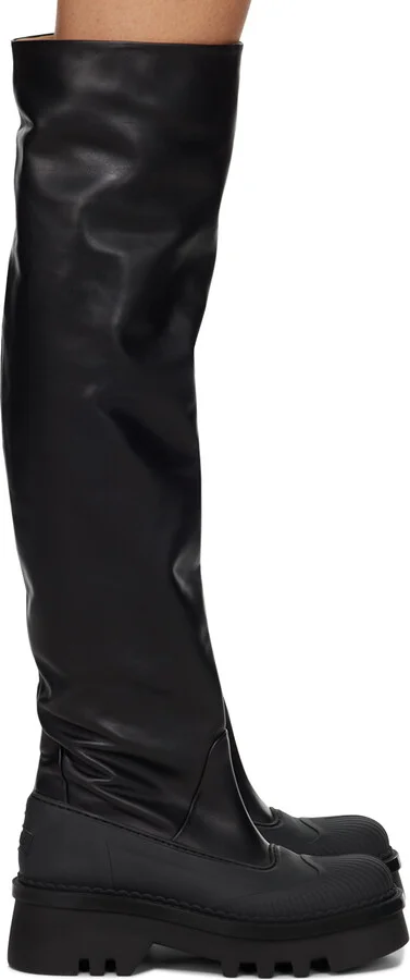 Chloé Black Raina Over-The-Knee Boots