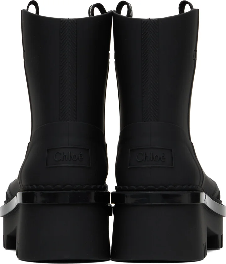 Chloé Black Raina Rain Boots - Image 2