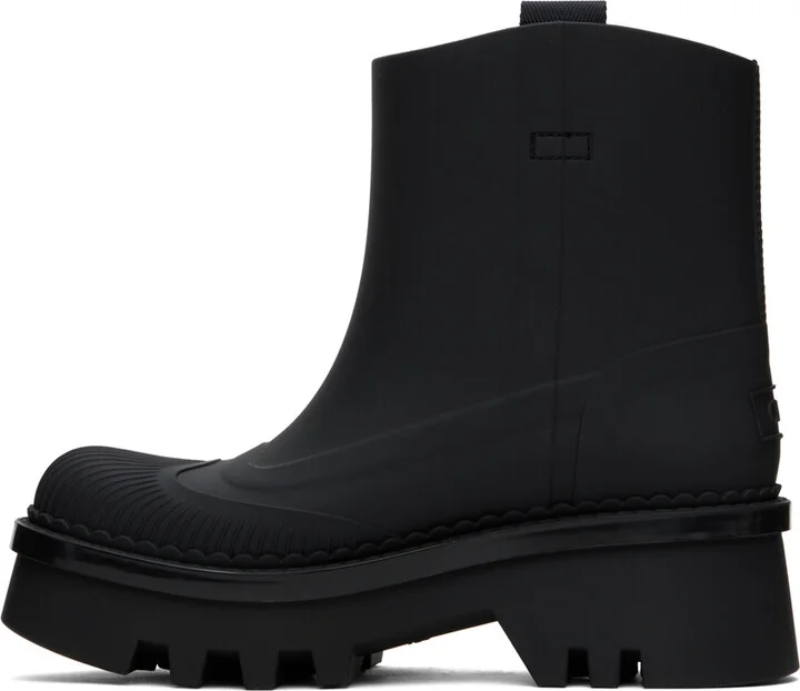 Chloé Black Raina Rain Boots - Image 3