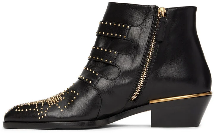Chloé Black Susanna Ankle Boots - Image 3