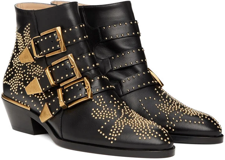Chloé Black Susanna Ankle Boots - Image 4