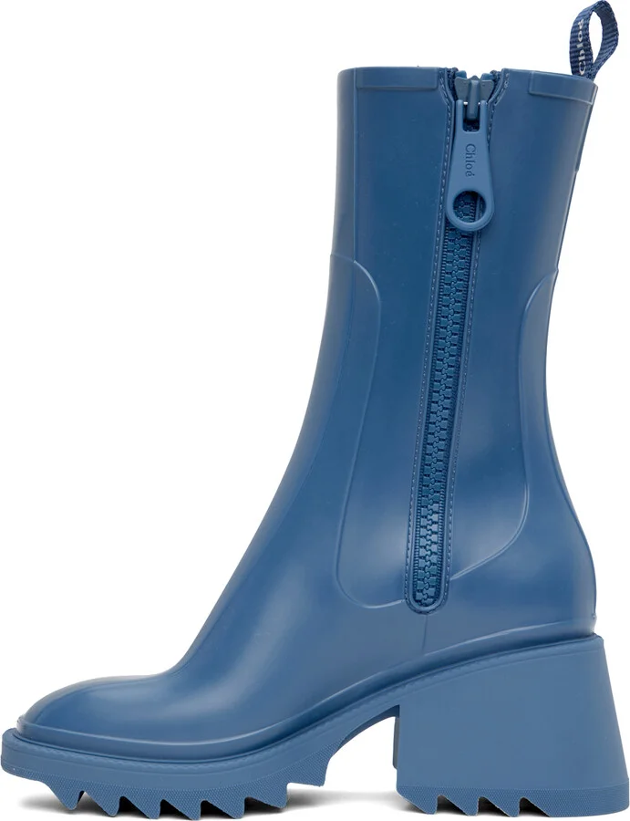 Chloé Blue Betty Boots - Image 3