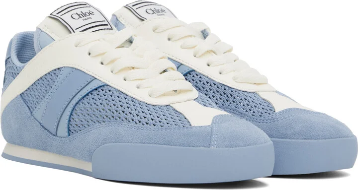 Chloé Blue 'Chloé Kick' Sneakers - Image 4