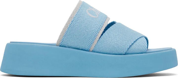 Chloé Blue Mila Sandals