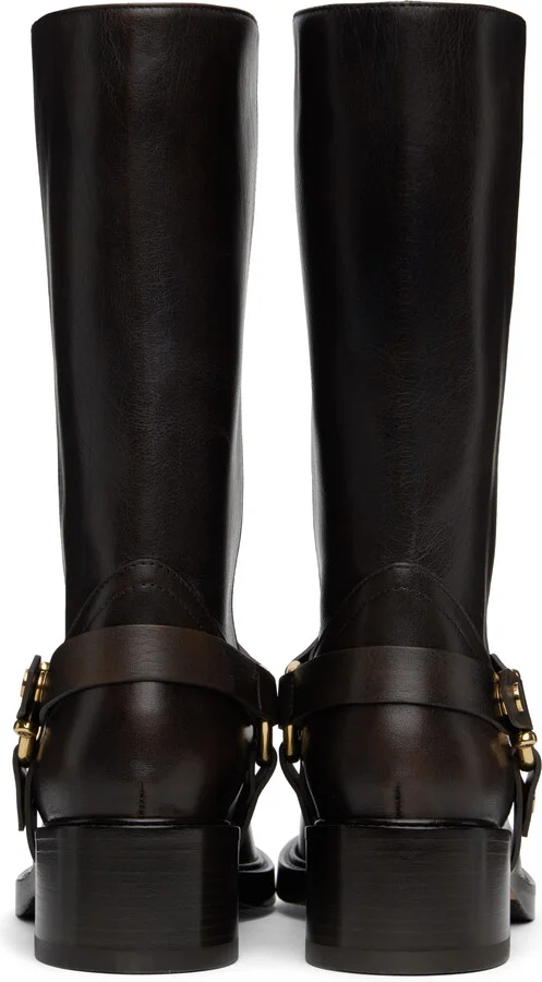 Chloé Brown Dakota Boots - Image 2