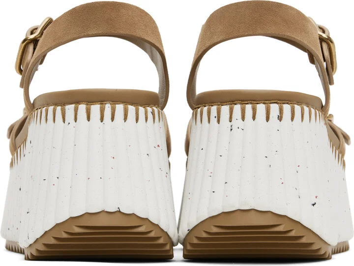 Chloé Brown Nama Sandals - Image 2